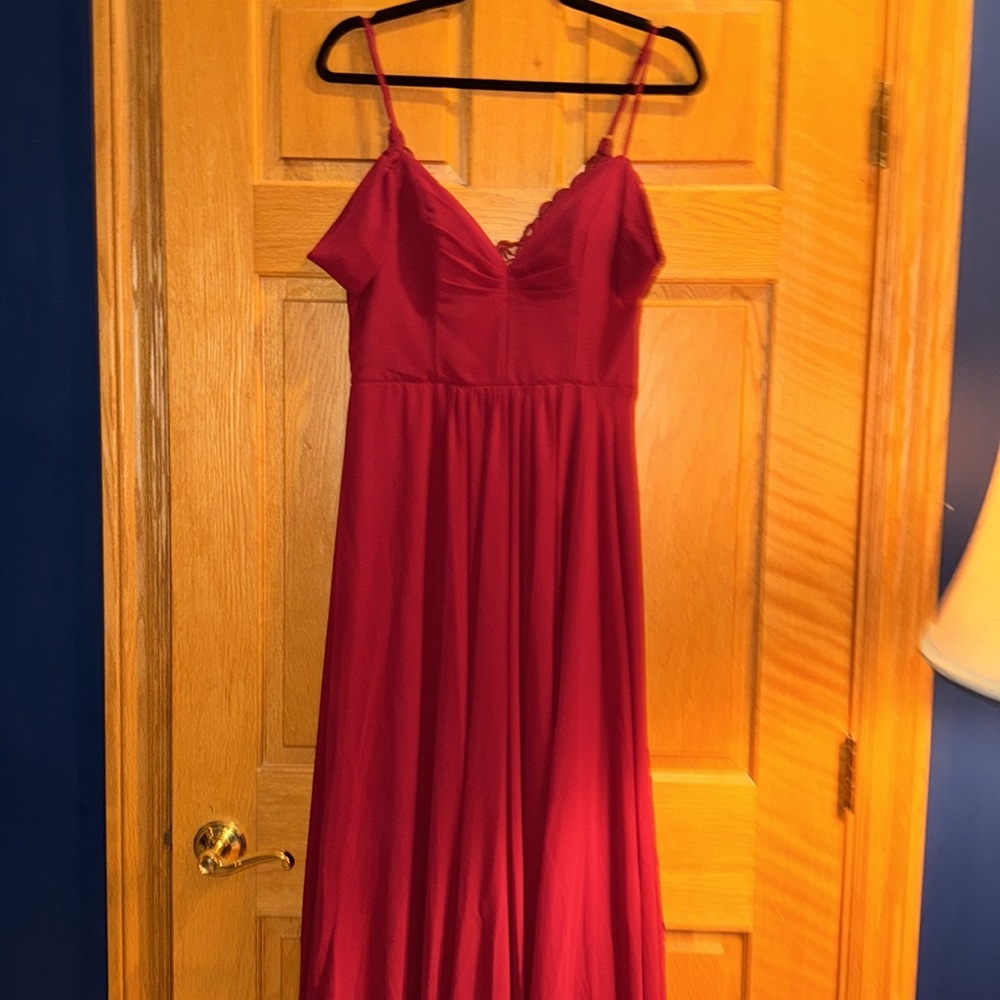 Soieblu Maroon Formal Gown Nwt Size M - image 3